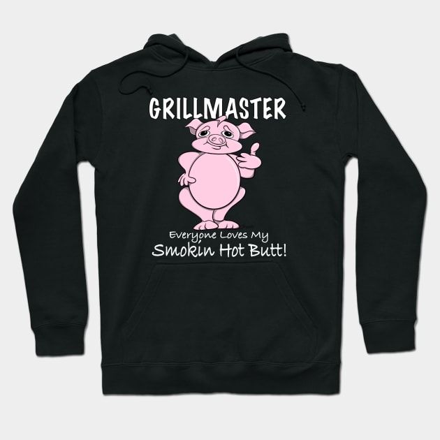 Funny GRILLMASTER Grill BBQ Smoker Fan Hoodie by ScottyGaaDo